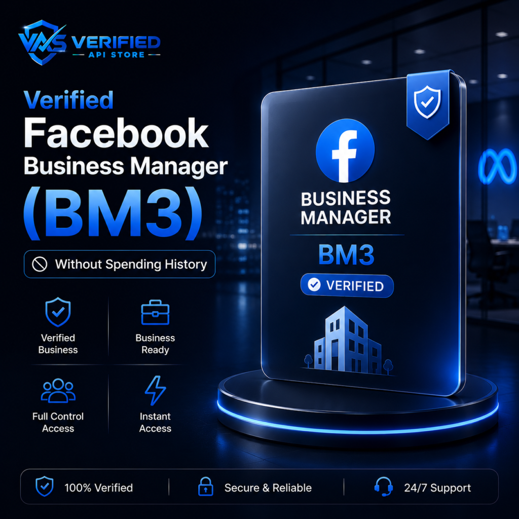 Verified Facebook Business Manager (BM3)