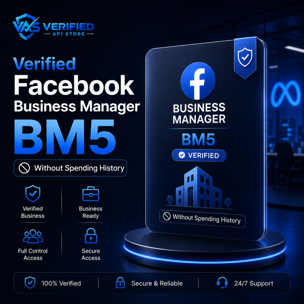 Verified Facebook BM5-- without Spending History